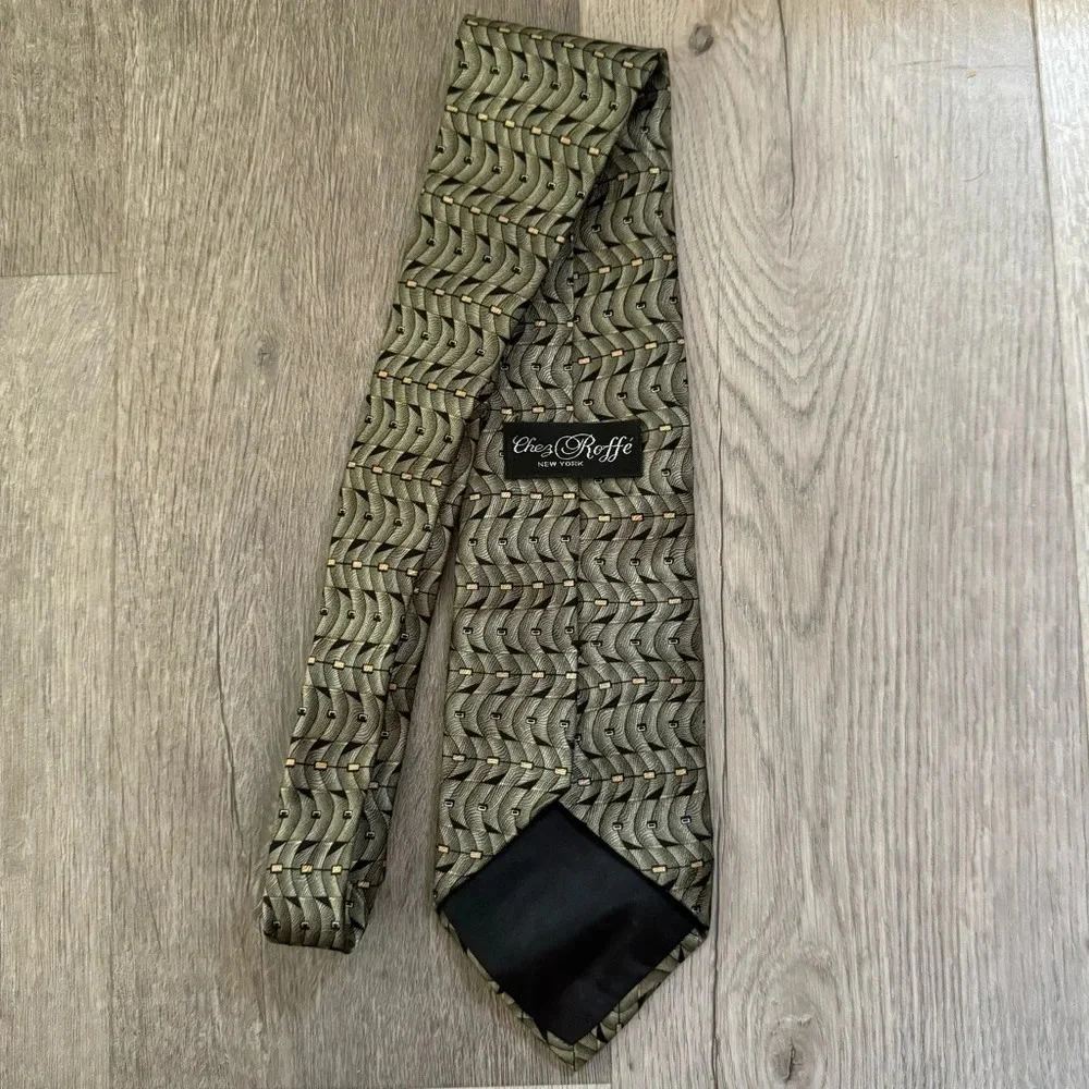 Vintage Chez Roffe silk tie